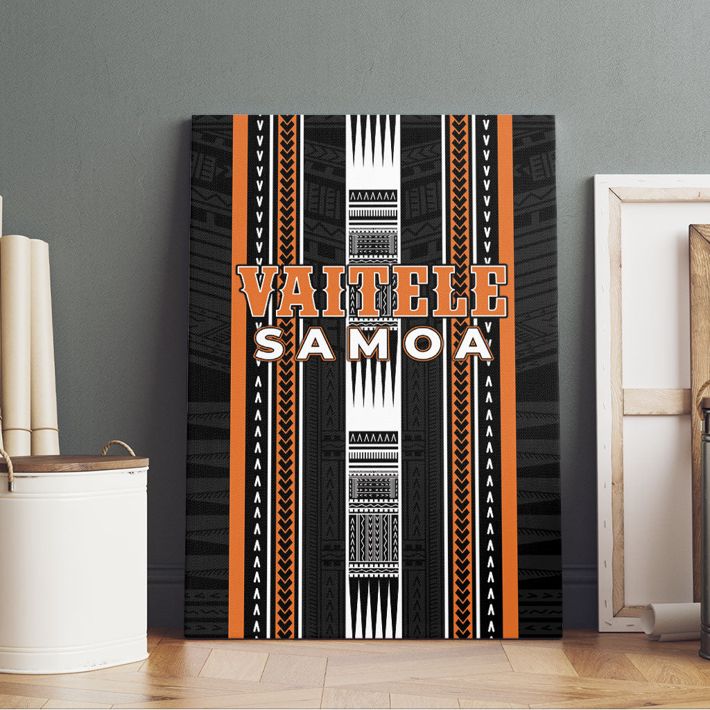 Vaitele Samoa Canvas Wall Art Samoan Tribal Pattern LT05 - Polynesian Pride