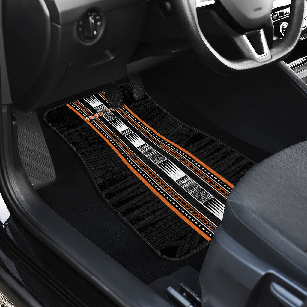 Personalised Vaitele Samoa Car Mats Samoan Tribal Pattern LT05 - Polynesian Pride
