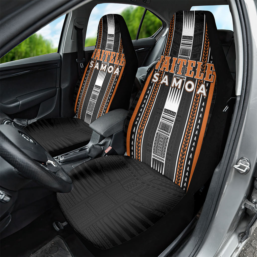Vaitele Samoa Car Seat Cover Samoan Tribal Pattern LT05 - Polynesian Pride