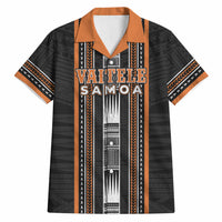 Personalised Vaitele Samoa Hawaiian Shirt Samoan Tribal Pattern LT05 Orange - Polynesian Pride