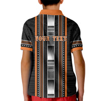 Personalised Vaitele Samoa Kid Polo Shirt Samoan Tribal Pattern LT05 - Polynesian Pride