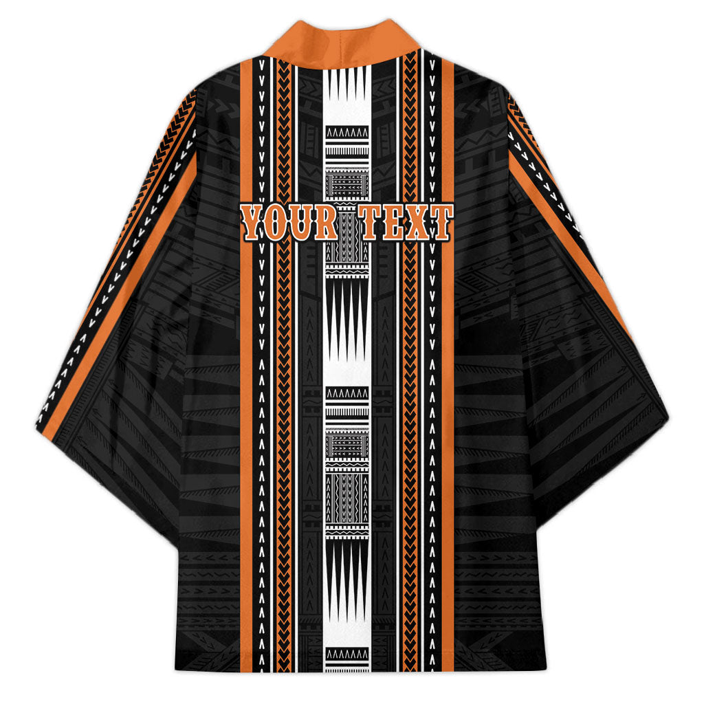 Personalised Vaitele Samoa Kimono Samoan Tribal Pattern LT05 - Polynesian Pride