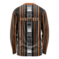 Personalised Vaitele Samoa Long Sleeve Shirt Samoan Tribal Pattern LT05 - Polynesian Pride