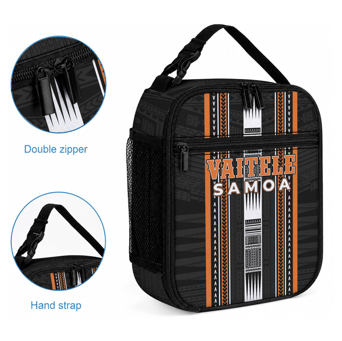 Vaitele Samoa Lunch Bag Samoan Tribal Pattern LT05 - Polynesian Pride