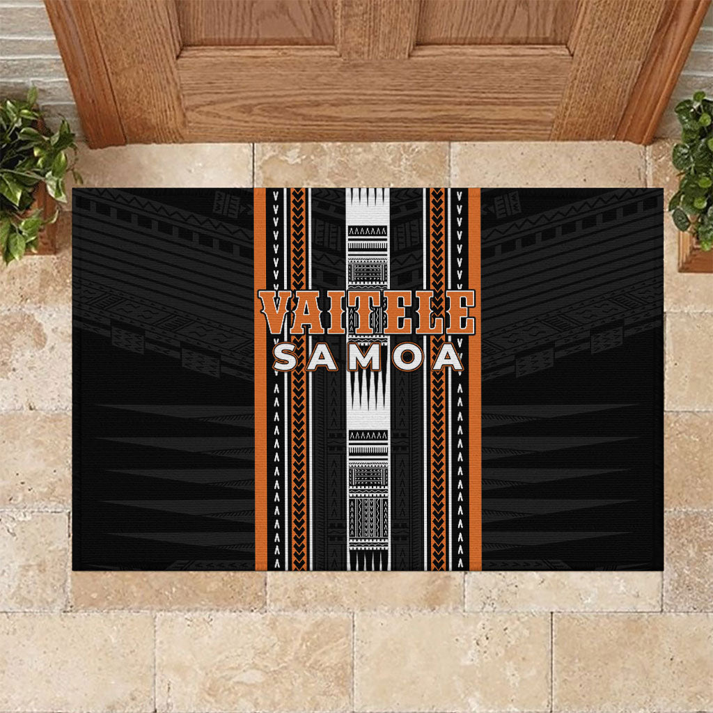 Vaitele Samoa Rubber Doormat Samoan Tribal Pattern