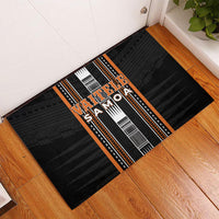 Vaitele Samoa Rubber Doormat Samoan Tribal Pattern