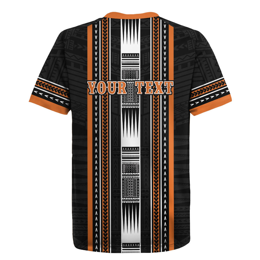 Personalised Vaitele Samoa Rugby Jersey Samoan Tribal Pattern LT05 - Polynesian Pride