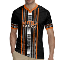 Personalised Vaitele Samoa Rugby Jersey Samoan Tribal Pattern LT05 - Polynesian Pride