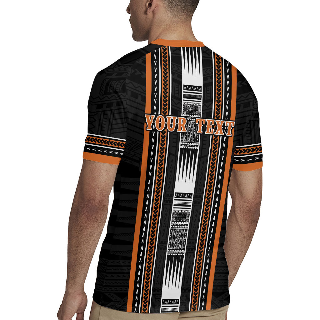 Personalised Vaitele Samoa Rugby Jersey Samoan Tribal Pattern LT05 - Polynesian Pride