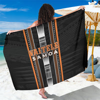 Vaitele Samoa Sarong Samoan Tribal Pattern LT05 One Size 44 x 66 inches Orange - Polynesian Pride