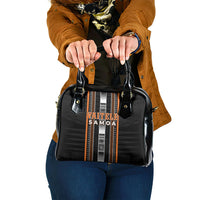 Vaitele Samoa Shoulder Handbag Samoan Tribal Pattern LT05 One Size Orange - Polynesian Pride
