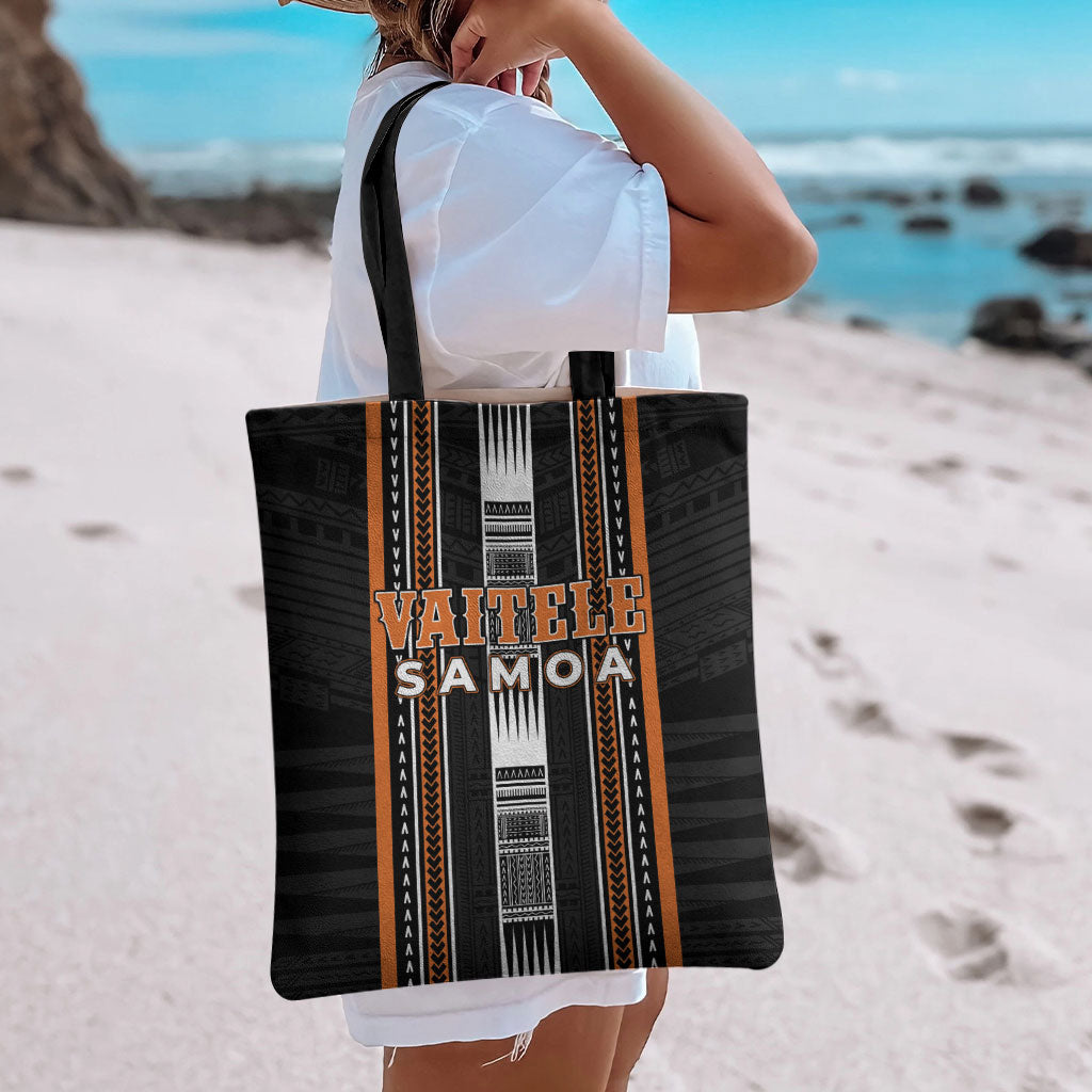 Vaitele Samoa Tote Bag Samoan Tribal Pattern LT05 - Polynesian Pride