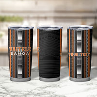 Personalised Vaitele Samoa Tumbler Cup Samoan Tribal Pattern