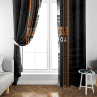Vaitele Samoa Window Curtain Samoan Tribal Pattern LT05 - Polynesian Pride