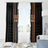 Vaitele Samoa Window Curtain Samoan Tribal Pattern LT05 - Polynesian Pride