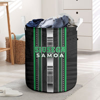 Siusega Samoa Laundry Basket Samoan Tribal Pattern