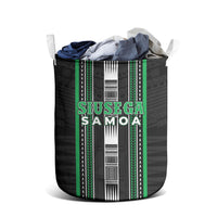 Siusega Samoa Laundry Basket Samoan Tribal Pattern