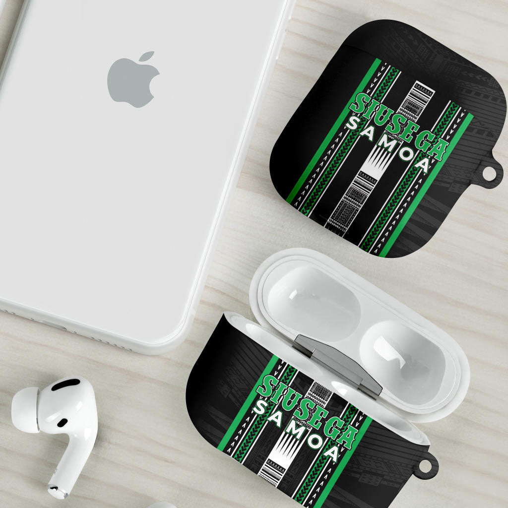 Siusega Samoa AirPods Case Samoan Tribal Pattern LT05 - Polynesian Pride