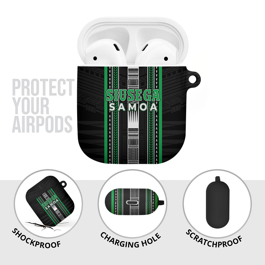 Siusega Samoa AirPods Case Samoan Tribal Pattern LT05 - Polynesian Pride