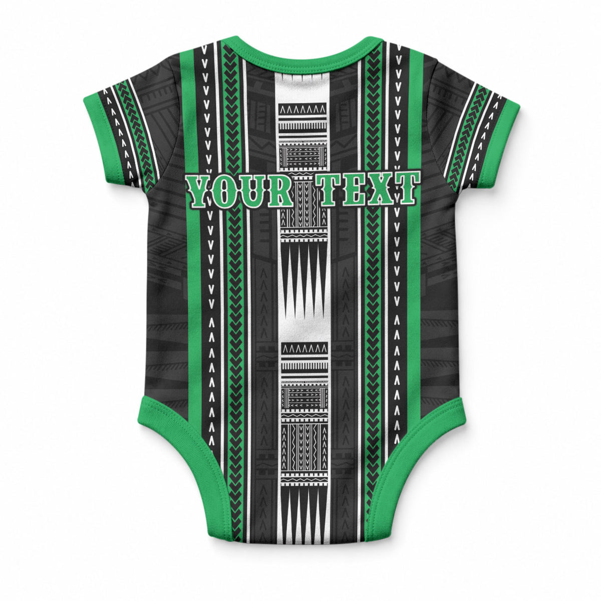 Personalised Siusega Samoa Baby Onesie Samoan Tribal Pattern