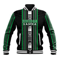 Personalised Siusega Samoa Baseball Jacket Samoan Tribal Pattern