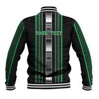 Personalised Siusega Samoa Baseball Jacket Samoan Tribal Pattern