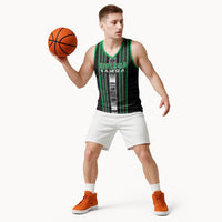 Personalised Siusega Samoa Basketball Jersey Samoan Tribal Pattern