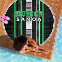 Siusega Samoa Beach Blanket Samoan Tribal Pattern LT05 - Polynesian Pride