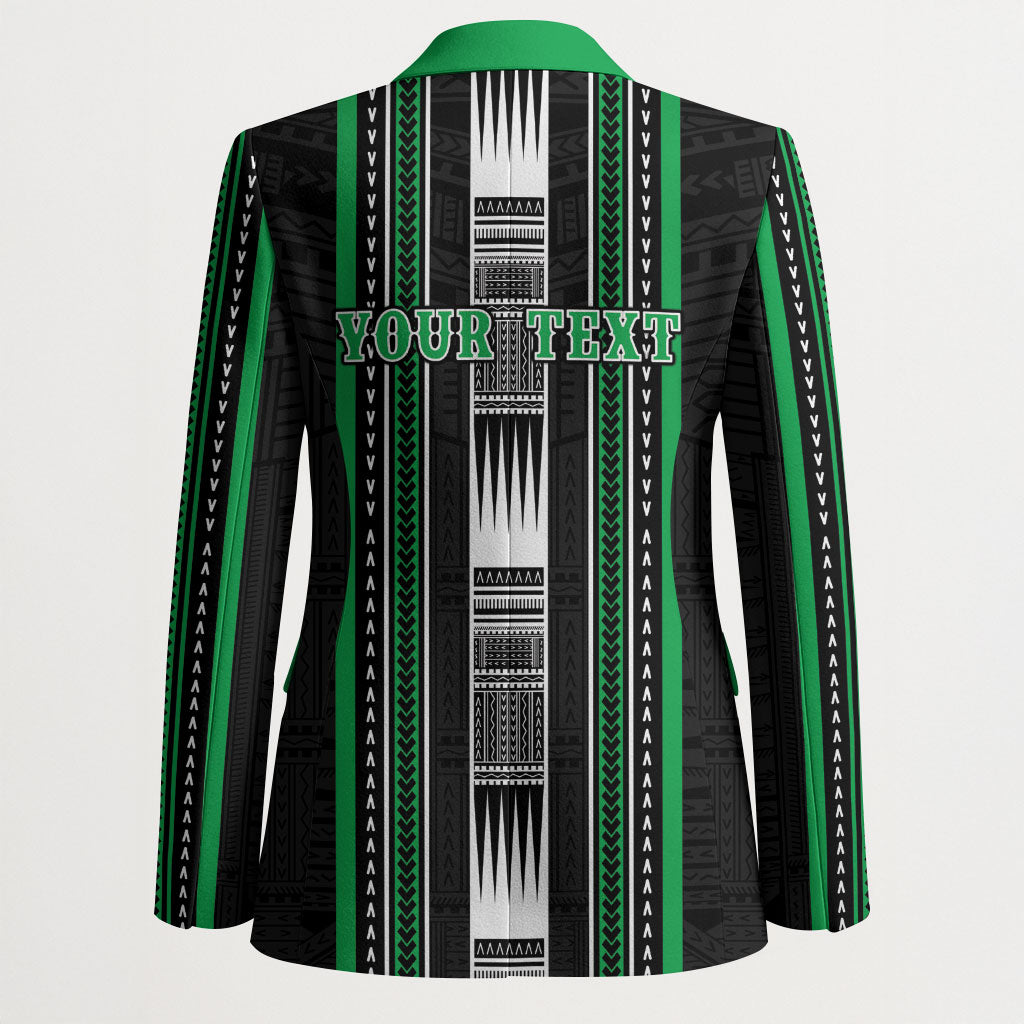 Personalised Siusega Samoa Blazer Samoan Tribal Pattern LT05 - Polynesian Pride