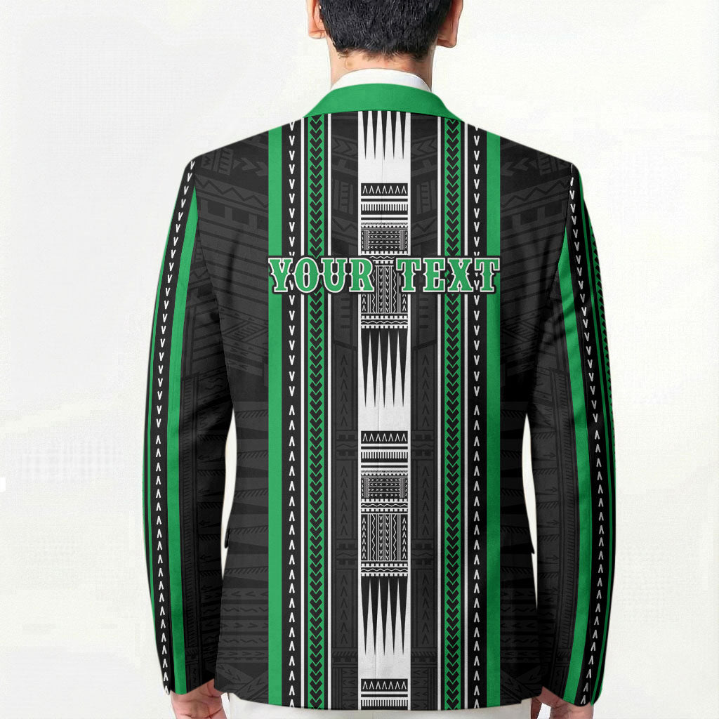 Personalised Siusega Samoa Blazer Samoan Tribal Pattern LT05 - Polynesian Pride
