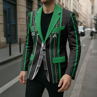 Personalised Siusega Samoa Blazer Samoan Tribal Pattern LT05 - Polynesian Pride