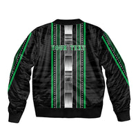 Personalised Siusega Samoa Bomber Jacket Samoan Tribal Pattern LT05 - Polynesian Pride