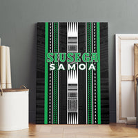 Siusega Samoa Canvas Wall Art Samoan Tribal Pattern LT05 - Polynesian Pride