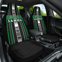 Siusega Samoa Car Seat Cover Samoan Tribal Pattern LT05 One Size Green - Polynesian Pride