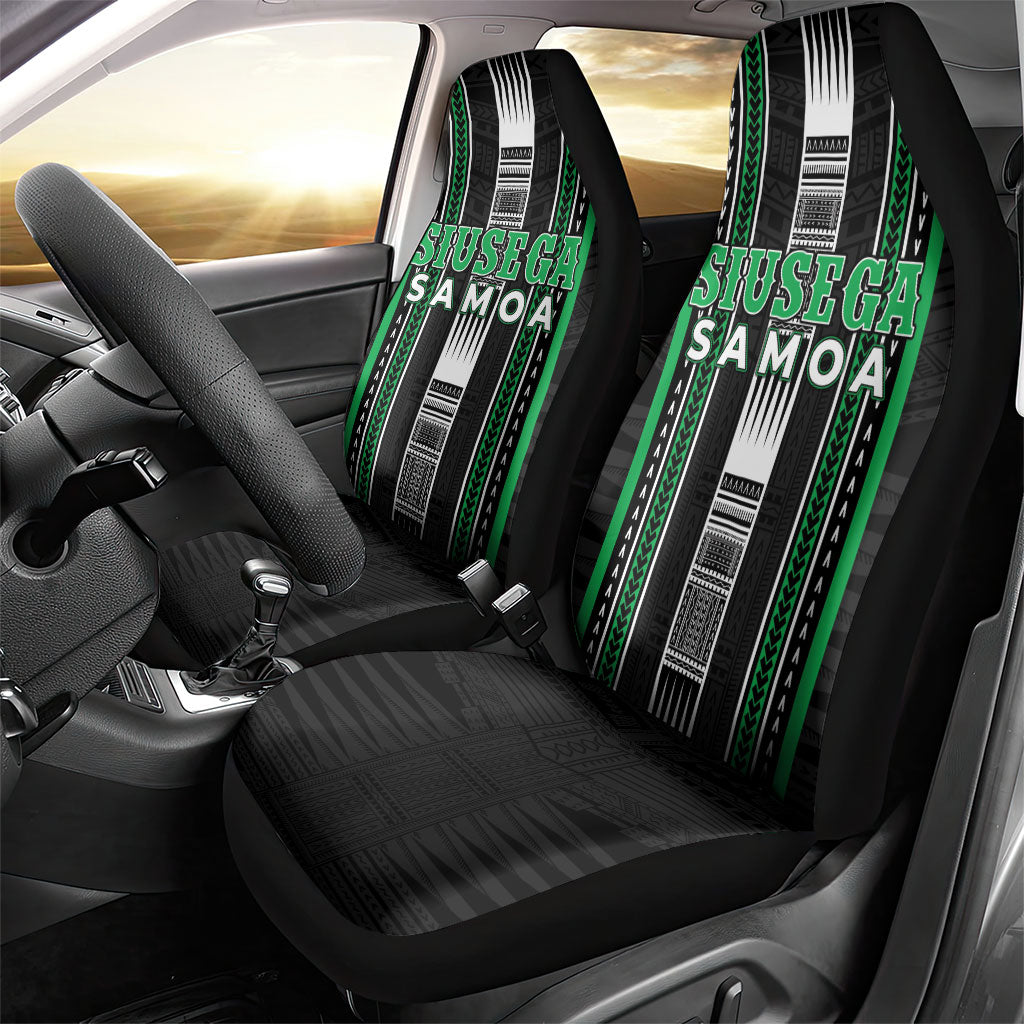 Siusega Samoa Car Seat Cover Samoan Tribal Pattern LT05 - Polynesian Pride