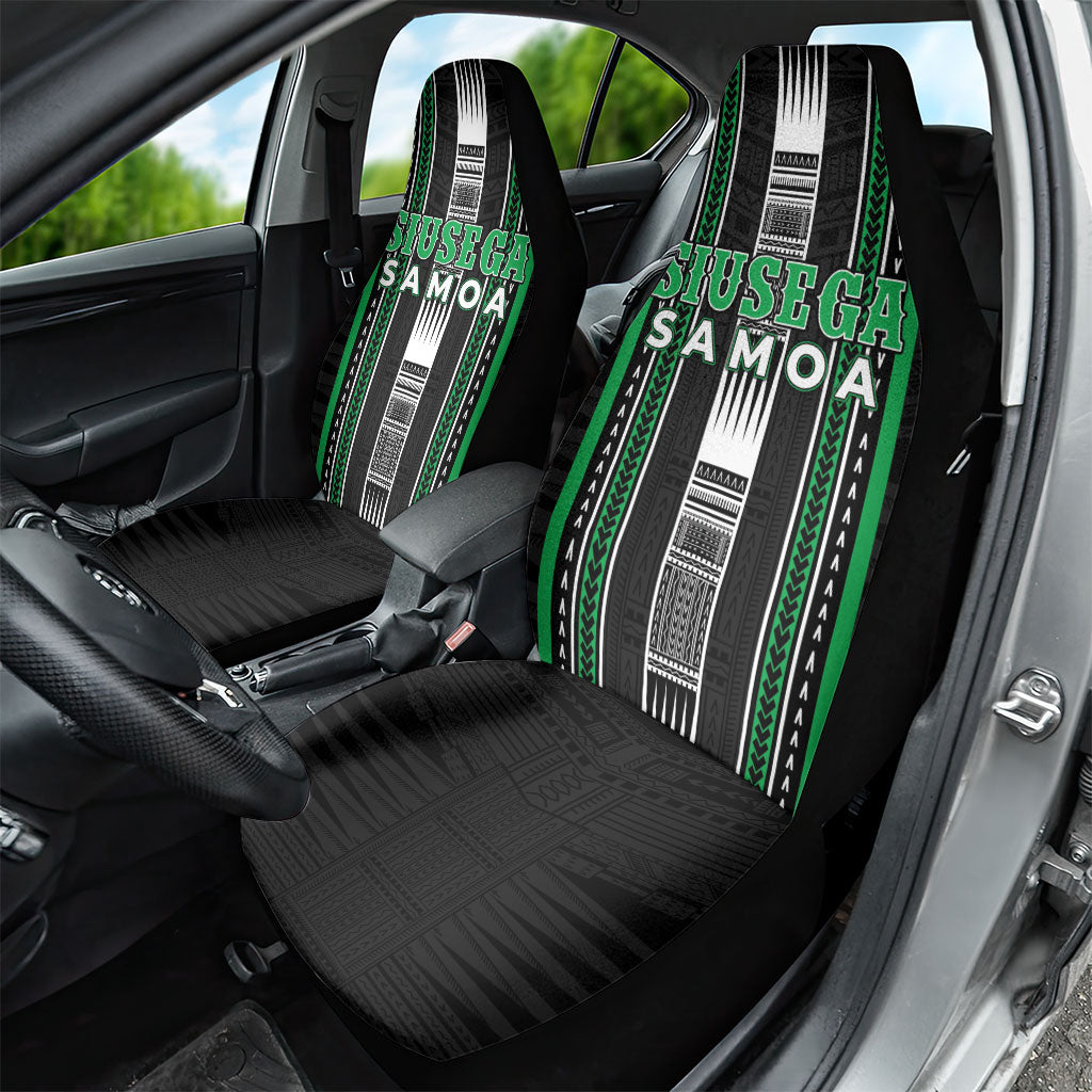 Siusega Samoa Car Seat Cover Samoan Tribal Pattern LT05 - Polynesian Pride