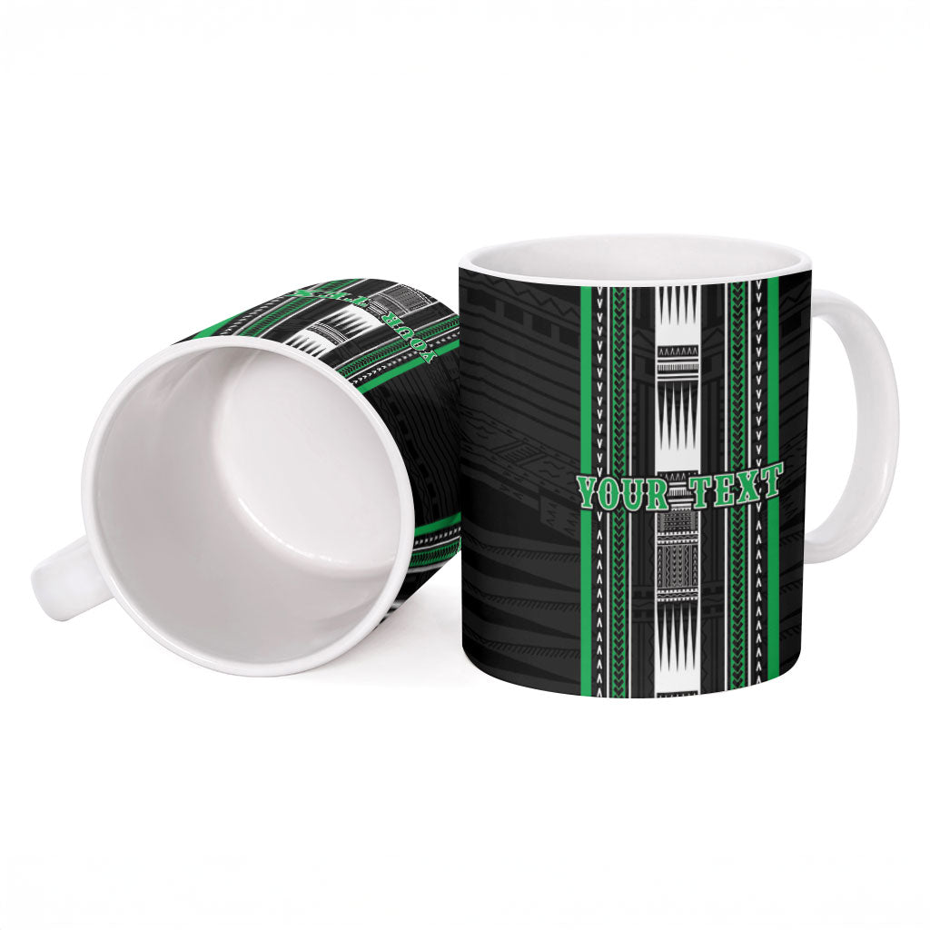 Personalised Siusega Samoa Ceramic Mug Samoan Tribal Pattern LT05 - Polynesian Pride