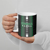 Personalised Siusega Samoa Ceramic Mug Samoan Tribal Pattern LT05 - Polynesian Pride