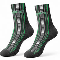 Personalised Siusega Samoa Crew Socks Samoan Tribal Pattern LT05 - Polynesian Pride