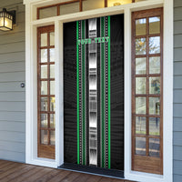 Personalised Siusega Samoa Door Cover Samoan Tribal Pattern LT05 - Polynesian Pride