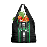 Siusega Samoa Grocery Bag Samoan Tribal Pattern LT05 1-pack One Size Green - Polynesian Pride