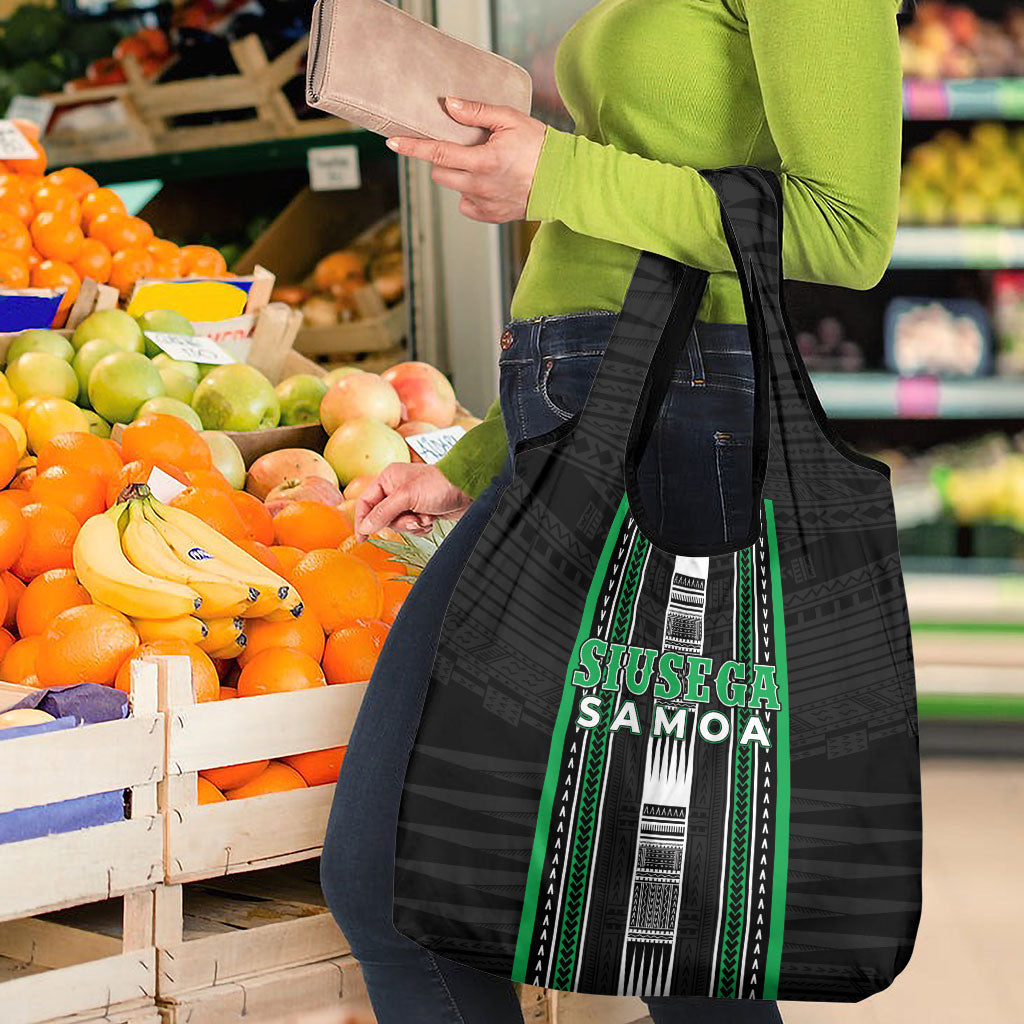 Siusega Samoa Grocery Bag Samoan Tribal Pattern LT05 - Polynesian Pride