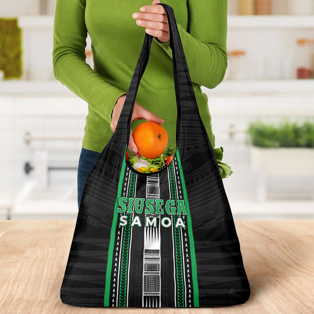 Siusega Samoa Grocery Bag Samoan Tribal Pattern LT05 - Polynesian Pride