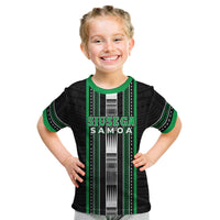 Personalised Siusega Samoa Kid T Shirt Samoan Tribal Pattern