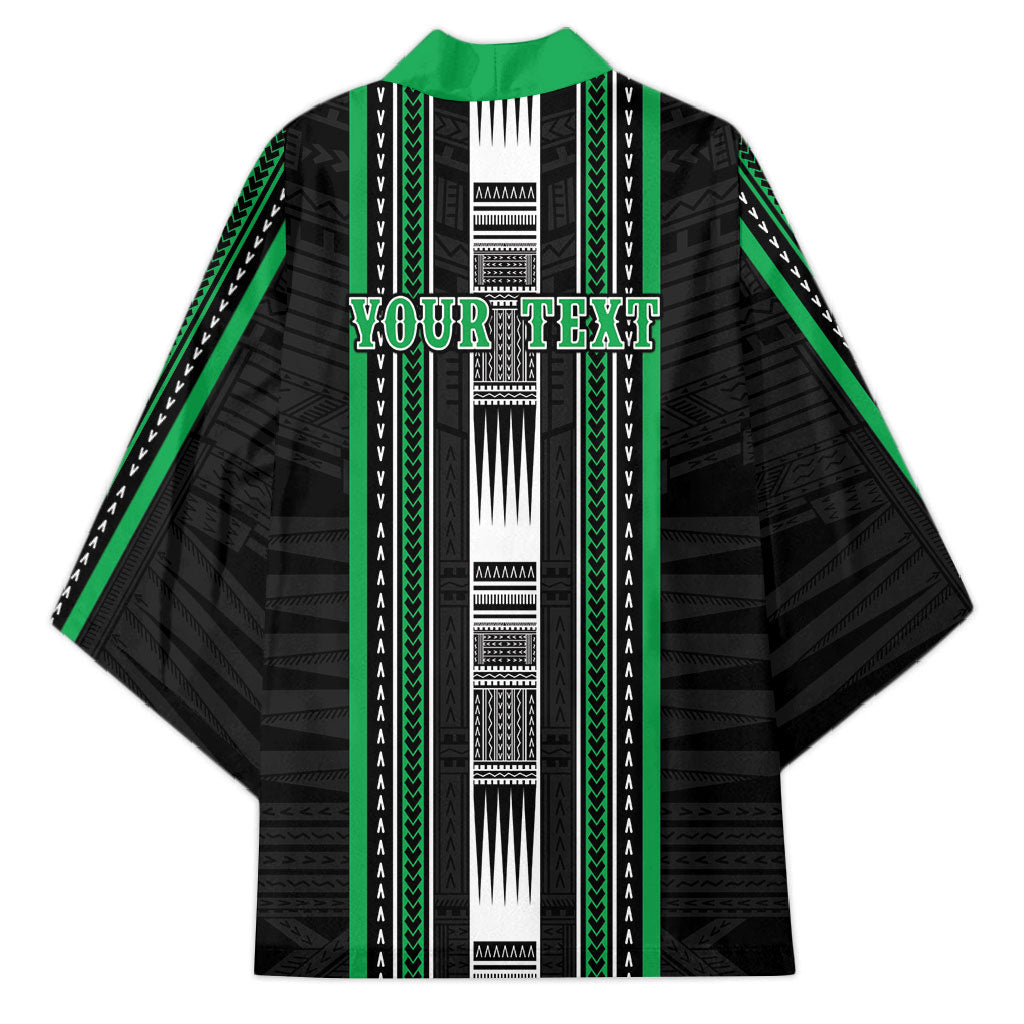 Personalised Siusega Samoa Kimono Samoan Tribal Pattern LT05 - Polynesian Pride