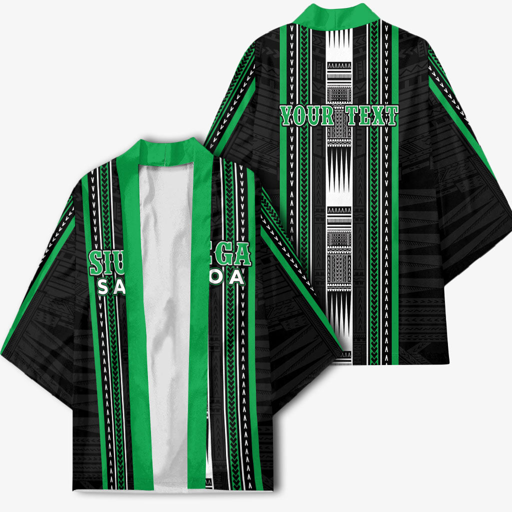 Personalised Siusega Samoa Kimono Samoan Tribal Pattern LT05 - Polynesian Pride