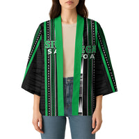 Personalised Siusega Samoa Kimono Samoan Tribal Pattern LT05 - Polynesian Pride