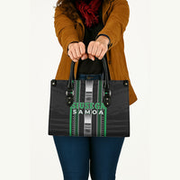 Siusega Samoa Leather Bag Samoan Tribal Pattern LT05 - Polynesian Pride