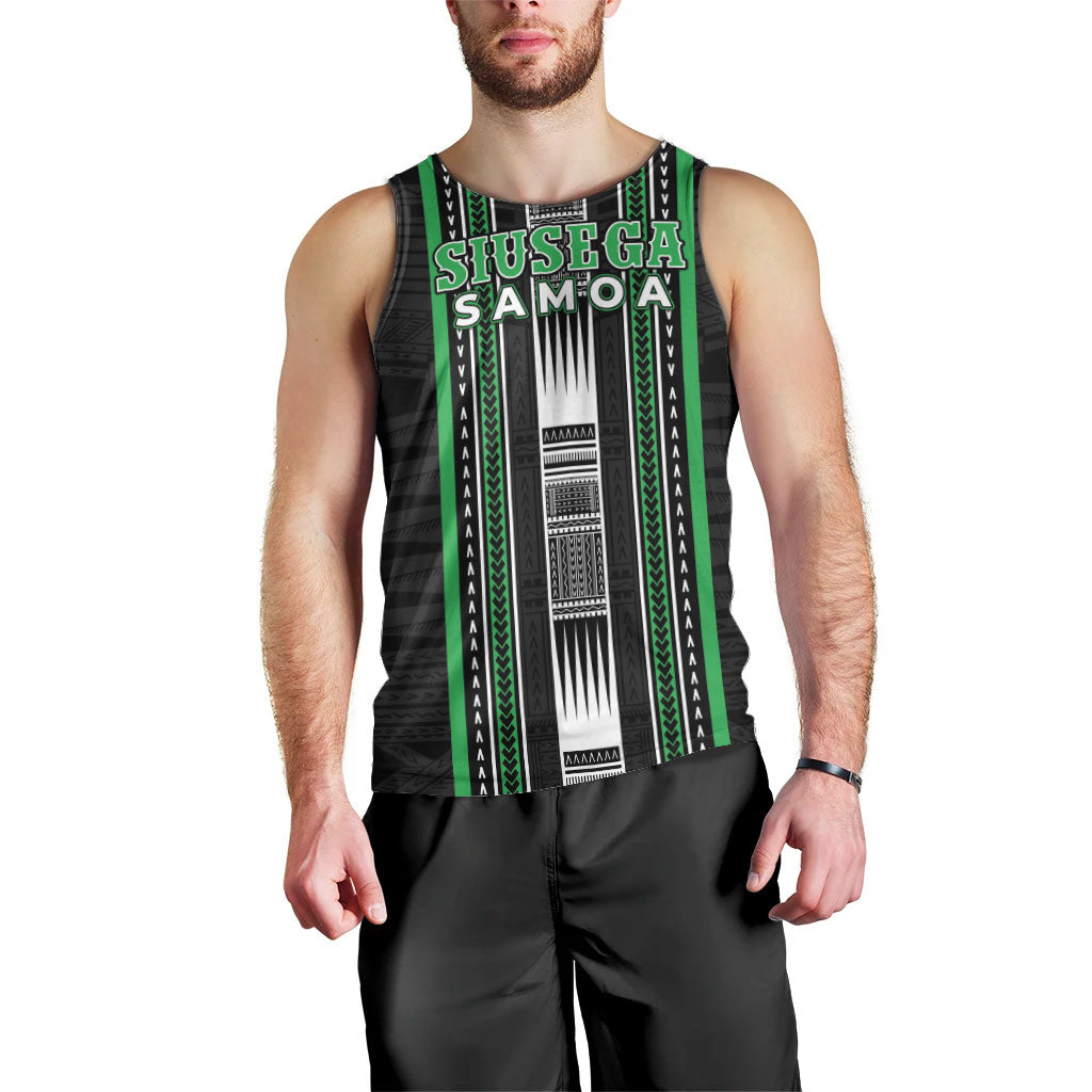 Personalised Siusega Samoa Men Tank Top Samoan Tribal Pattern LT05 - Polynesian Pride