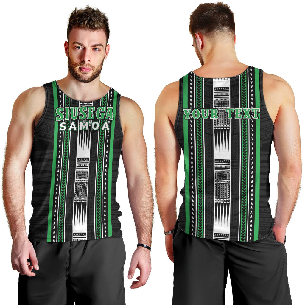 Personalised Siusega Samoa Men Tank Top Samoan Tribal Pattern LT05 - Polynesian Pride